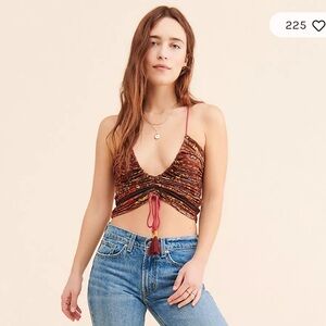 FP cocktail queen ruched tank